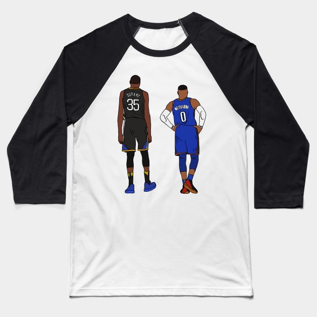 Kevin Anteater And Russell Westbrook Baseball T-Shirt by rattraptees